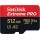 Sandisk Extreme Pro microSDXC 512GB U3 V30 with Adapter